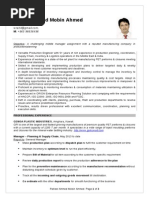 HBS Resume Template PDF
