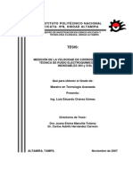 Medición de La Velocidad de Corrosión Mediante La Técnica de Ruido Electroquímico en Aceros Inoxi PDF