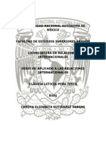 Derecho y relaciones internacionales UNAM