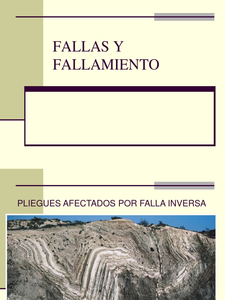 Fallas y Fallamiento | PDF | Wiki | Falla (geología)