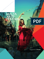 Malta Arts Festival Programme of Events