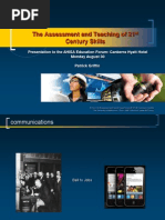 The Assessment and Teaching of 21st Patrick-Griffin