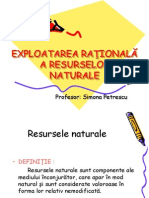 Exploatareara Rationala A Resurselor Naturale