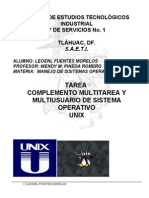 Tarea Sistema Operativo Unix.