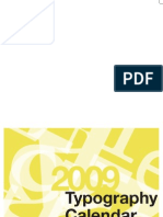 2009 Typography