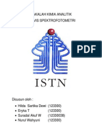 Download Makalah Kimia Analitik Spektrofotometri Uv-Vis by Akuf Suradal Wibisono SN223393932 doc pdf