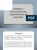 Unidad II Planeación de Los Requerimientos