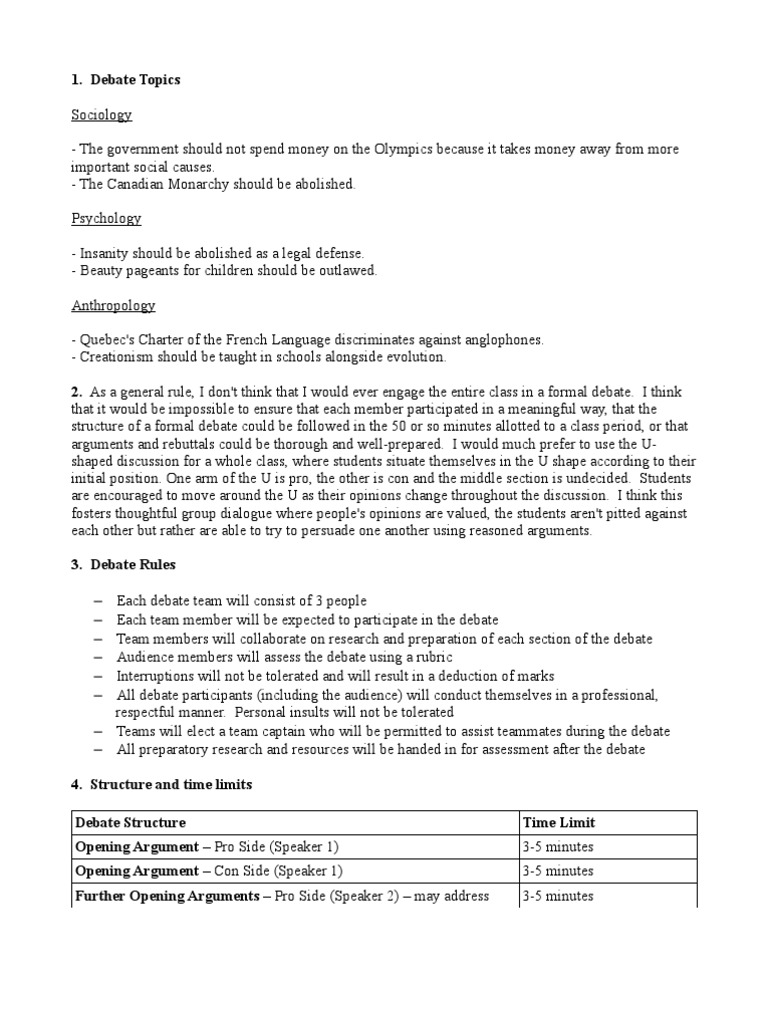 Engaging Students in Debates | PDF | Epistemology | Psychological Concepts