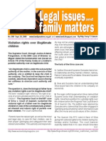 Legal Issues and Family Matters Number 008 September 30 2008