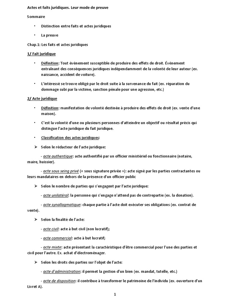 Actes Et Faits Juridiques Justice Crime et justice