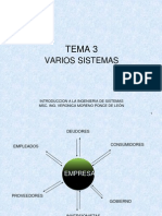 TEMA 3 Sistemas Organizacionales