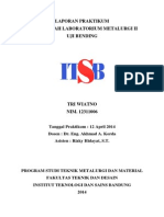 Laporan Modul Uji Bending - T. Wiatno - Teknik Metalurgi Dan Material ITSB