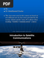 Satellite Communications Course Lecture 1 For AASTMT