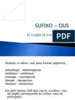 Sufixo - Ous
