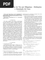 PDS-reconhecimento de Voz