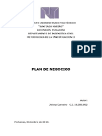 El Plan de Negocios Es La Carta de Navegación para Un Empresario