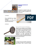 Instrumentos Autóctonos de Guatemala