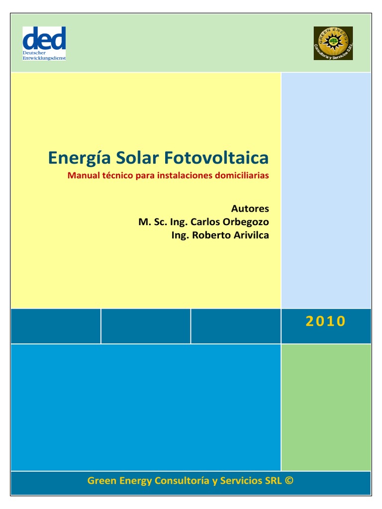 Energía Solar Fotovoltaica | PDF | Energía solar | Fotovoltaica