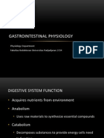 Gastrointestinal Physiology: Physiology Department Fakultas Kedokteran Universitas Padjadjaran 2014