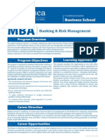 Banking & Risk Management: Business School