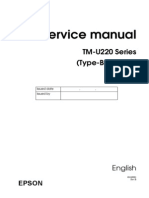 Epson Service Manual TM-U220 Impact Printer Service Manual RevB
