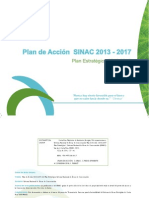 Plan Acción SINAC 2013-2017