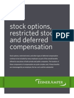 Chapter 7 - Stock Options Restricted Stock and Deferred Compensation