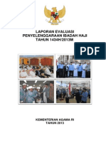 LAPORANEVALUASIPENYELENGGARAANIBADAHHAJI1434HFINAL