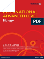 IAL Biology Getting Started Issue 1