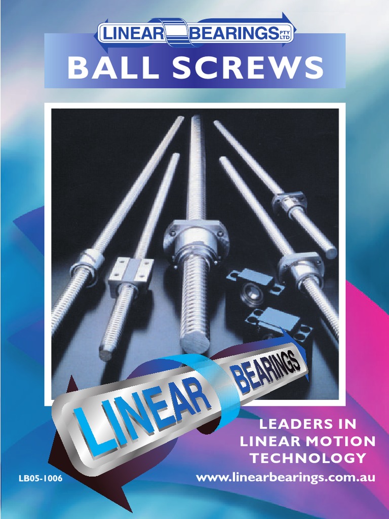 Ball Screw Catalogue PDF Screw Classical Mechanics