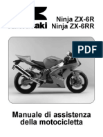 Kawasaki ZX6R 636 - ZX6RR 600 Ninja 03-04 Manuale Officina