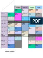 My Time Table
