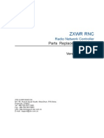ZXWR RNC (V3.11.10) Radio Network Controller Parts Replacement Guide