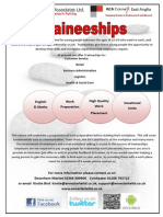 Traineeship Flyer