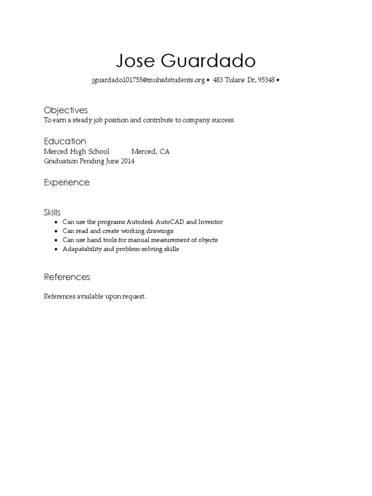 Basic Resume | PDF