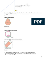 Figuras planas: áreas y propiedades de triángulos, rombos, circunferencias