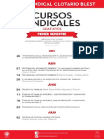 Afiche Sindicato Primer Semestre 2014