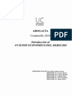 Analisis Economico Del Derecho