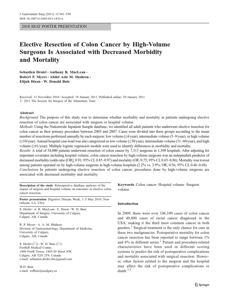 Ref Ki Chhotee Galas Xxx Video - Volume 15, Number 4 April 2011 | PDF | Colorectal Cancer | Surgery