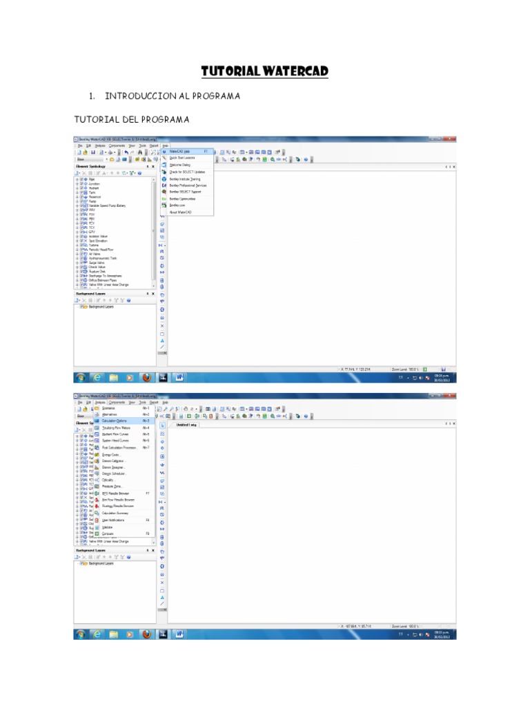 Tutorial Watercad | PDF