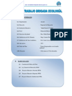 Plan de Trabajo Brigada de Ecología 2012