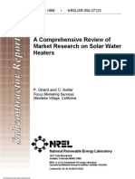 A Comprehensive Review of Market Research On Solar Water Heaters