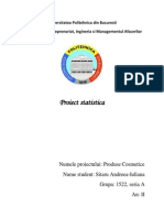 Proiect Statistica