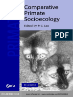 P. C. Lee - Comparative Primate Socioecology Camb