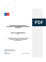 Manual de Procedimientos No 2 Programa de Laboratorios de Diagnostico de Enfermedades de Animales Acuaticos