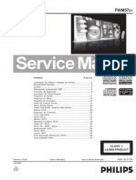 Som Philips Fwm 57 Manual de Serviço Philips