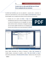 Pasos Para Crear Un Sitio Web ASP.net Con Visual Studio
