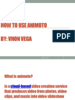 Vhon_Vega_How to Use Animoto