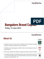 Bangalore Brand Capital Proposal