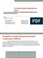 Regulasi Dan Peraturan Pemerintah Mengenai AMDAL